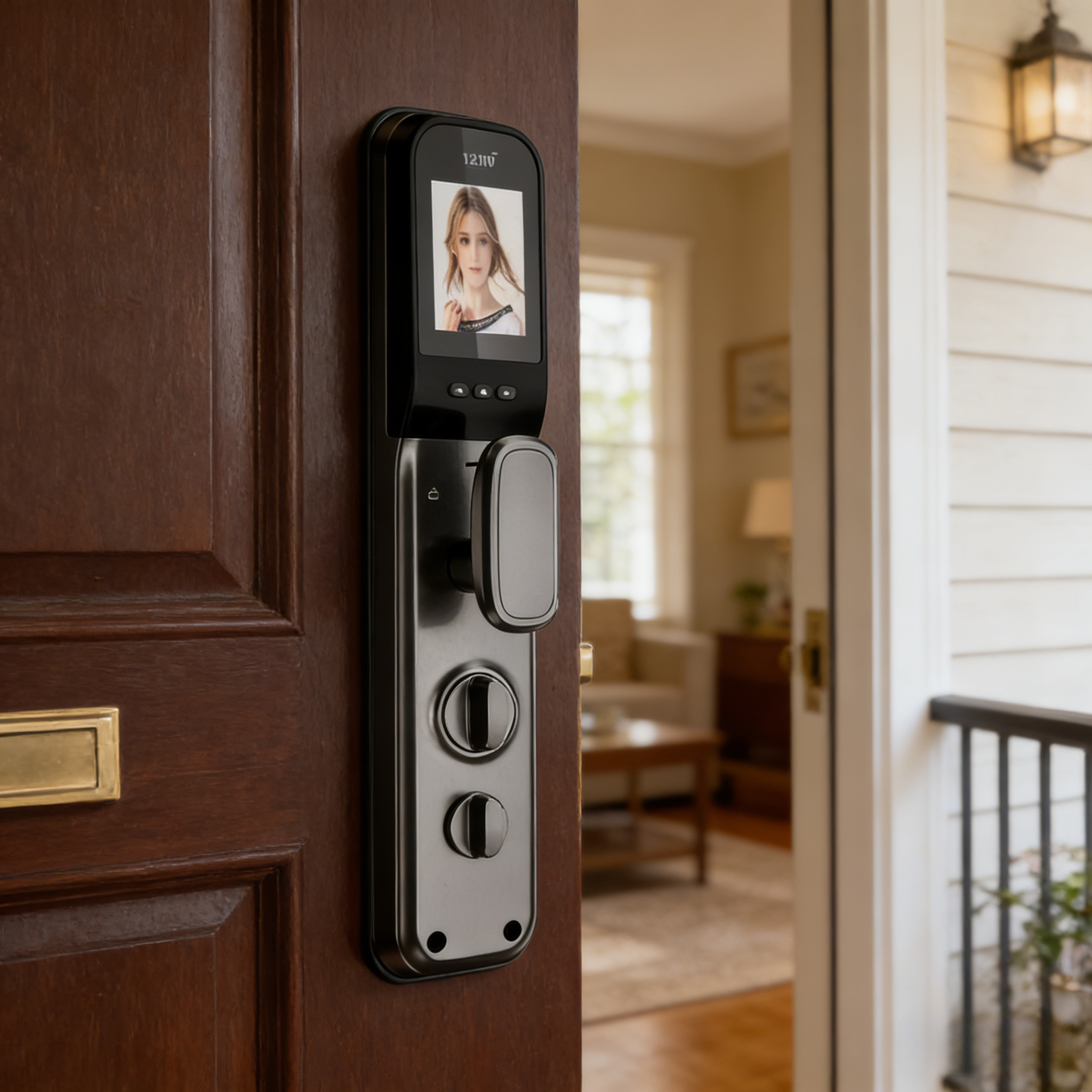 Home Security Locks For Doors - HX5 Smart Door Lock 3D Face
