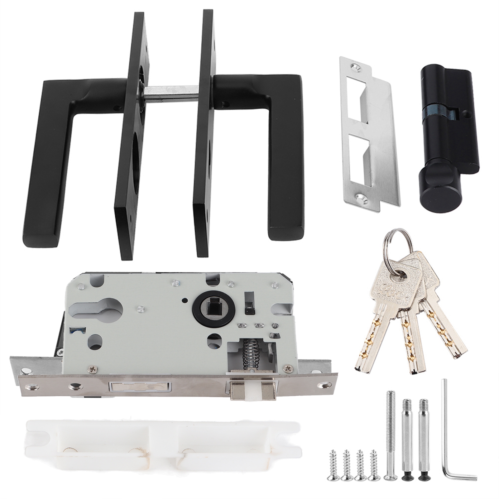 Home Security Ideas - Space Aluminum Bedroom Door Lock Home