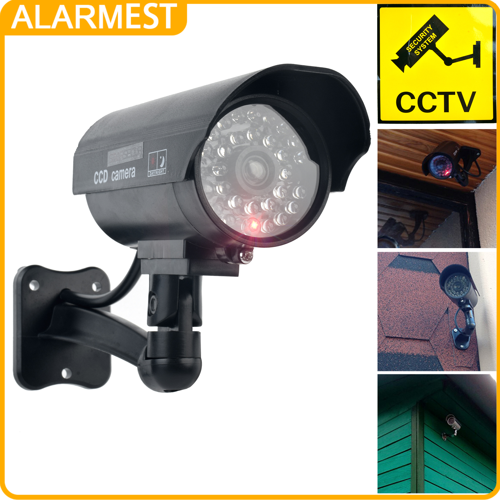 Fake Camera Dummy - ALARMEST Fake Camera Dummy Waterproof Security