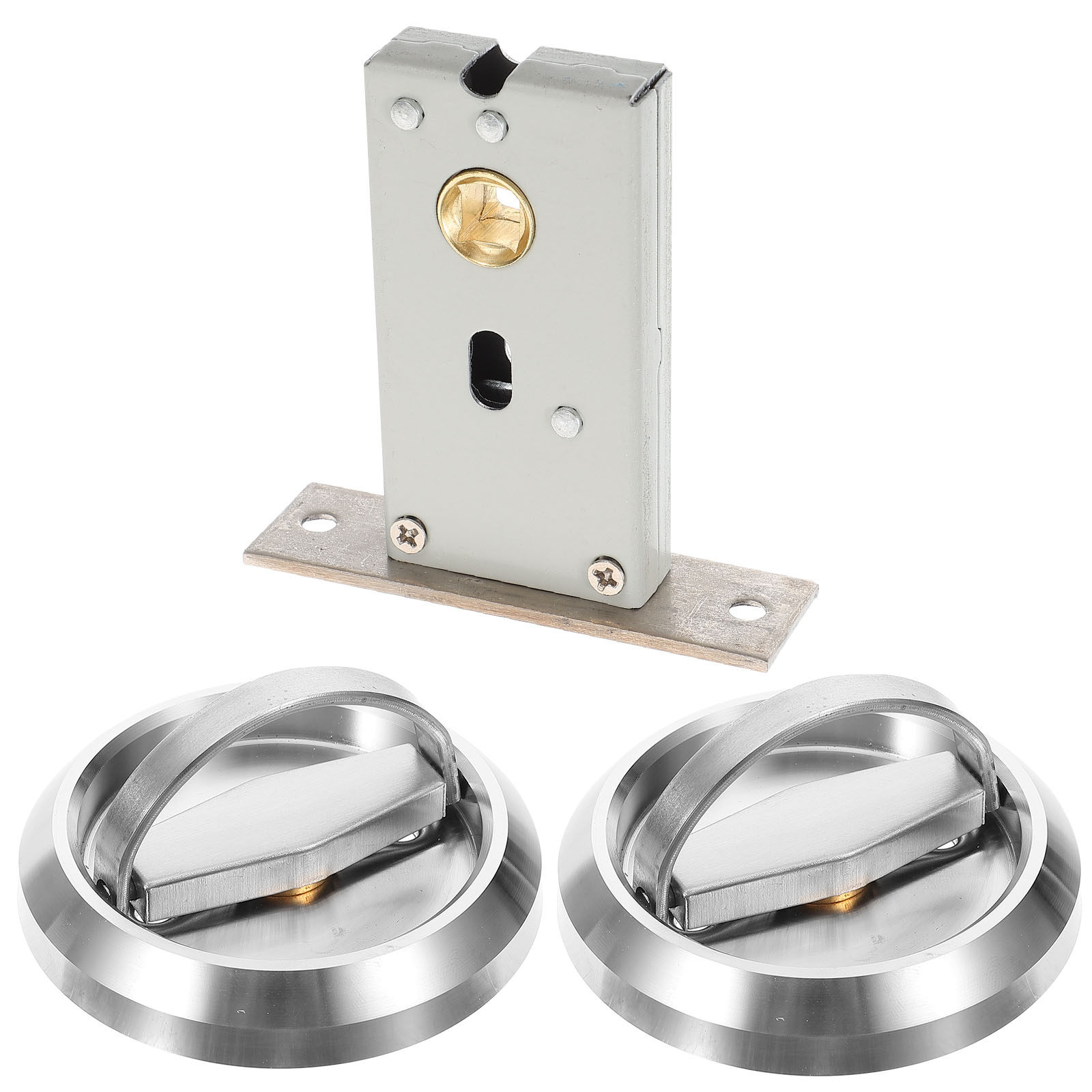 Home Security Locks For Doors - 1 set 1 Set Stainless Steel