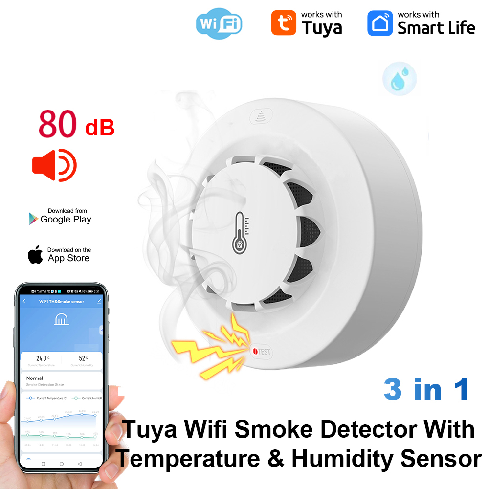 Tuya WiFi Temperature and Humi – Home Security Alarm Bewertung und Preis
