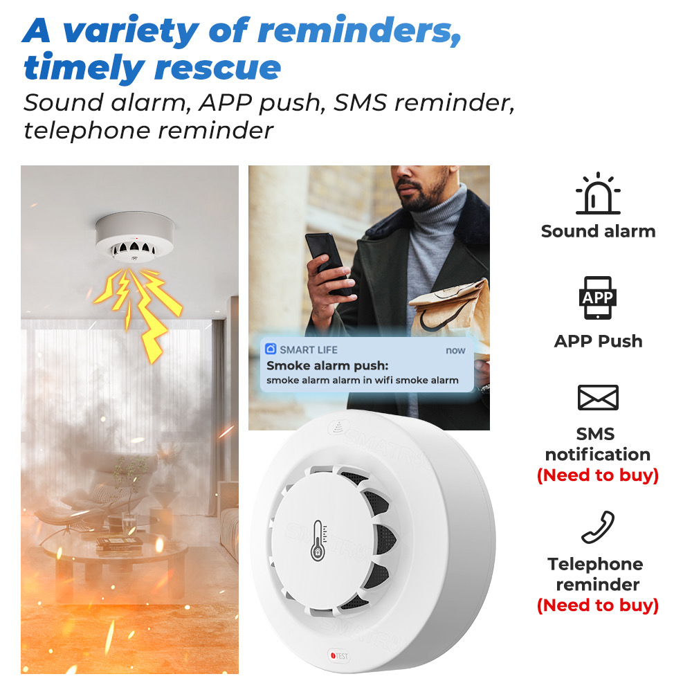 Tuya WiFi Temperature and Humi – Home Security Alarm Bewertung und Preis