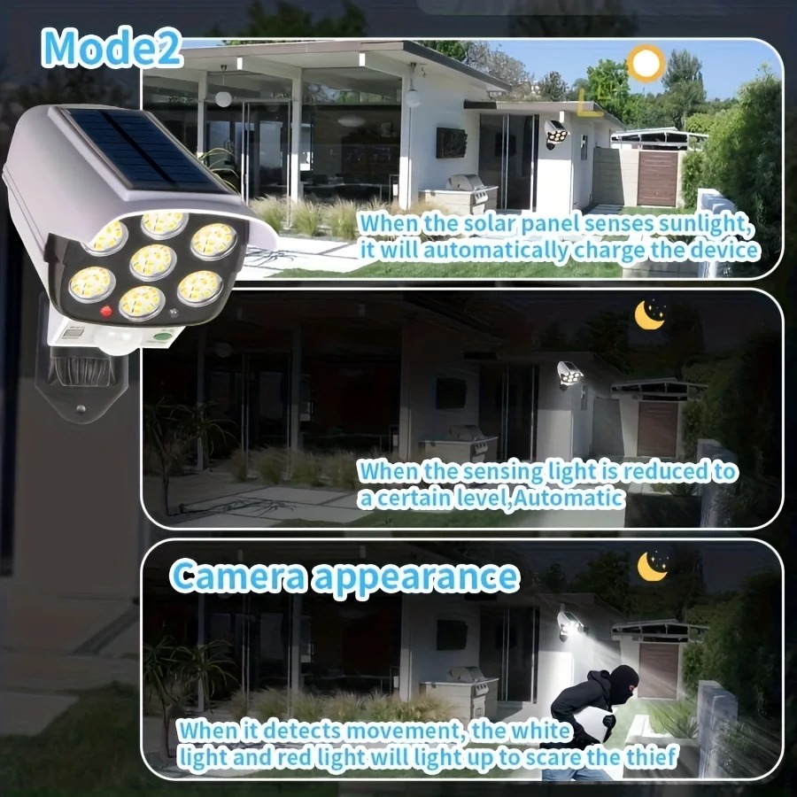 Solar Lights Outdoor With Moti – Fake Camera Dummy Bewertung und Preis