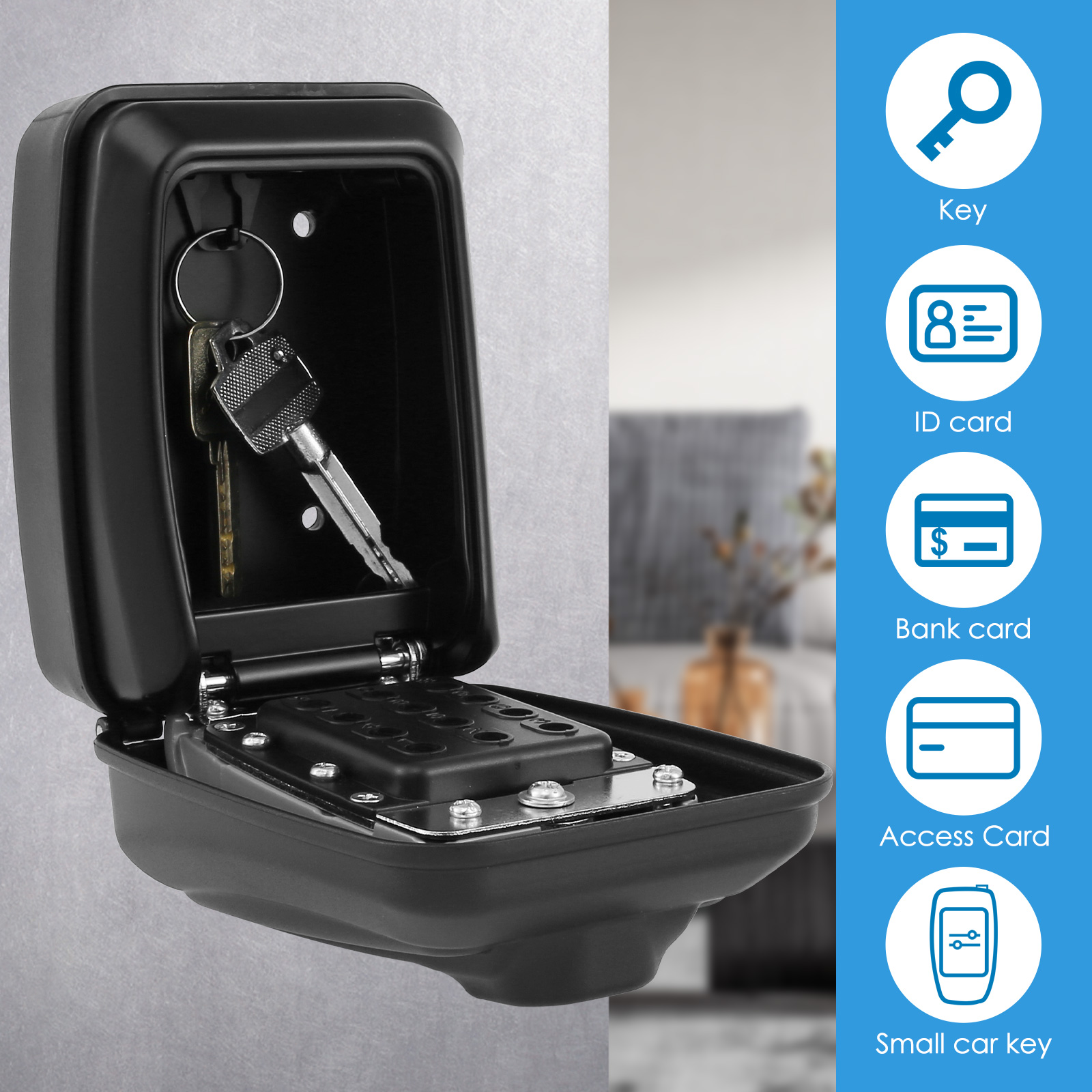 Key Lock Box Wall-Mount Secret – Home Security Ideas Bewertung und Preis