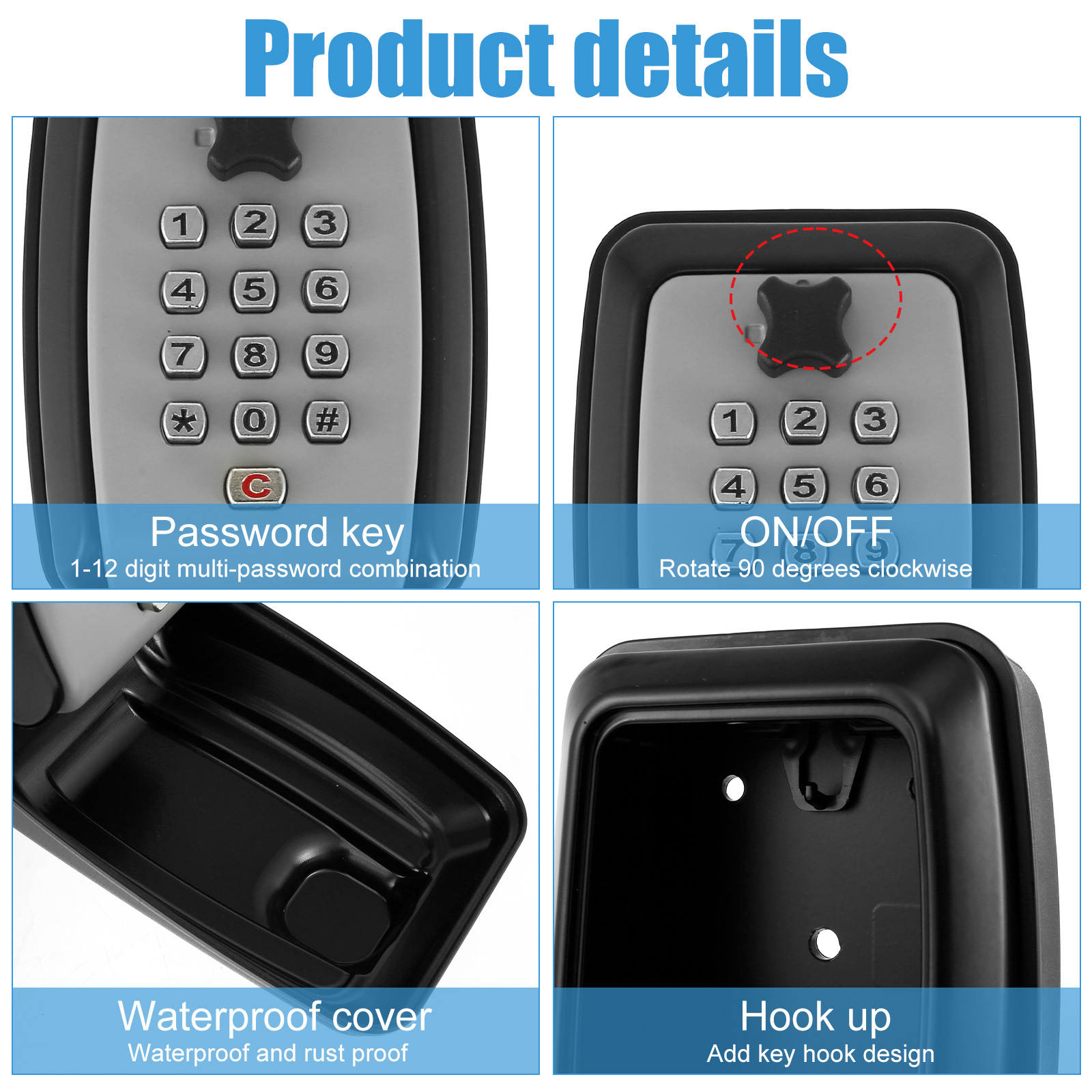 Key Lock Box Wall-Mount Secret – Home Security Ideas Bewertung und Preis