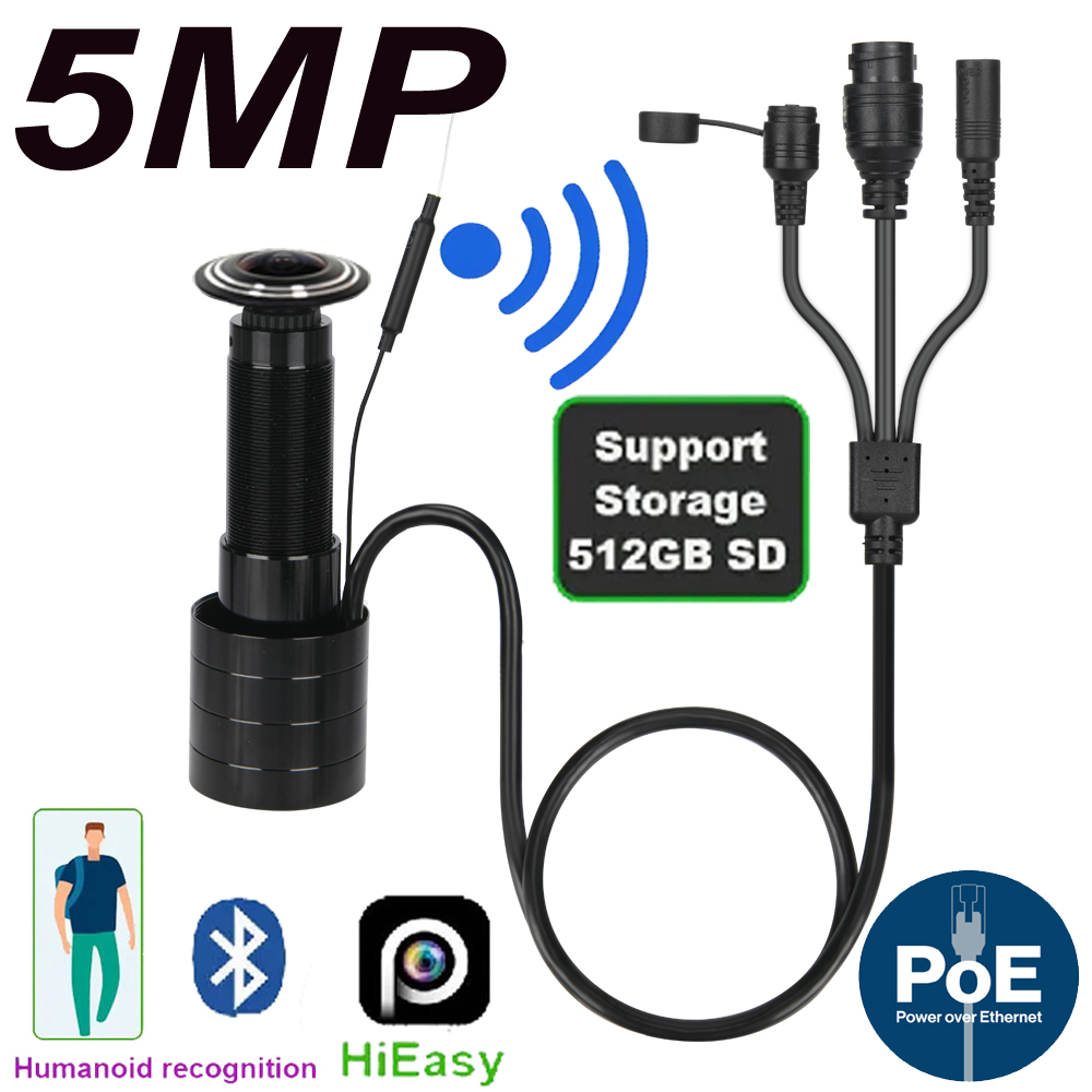 5MP Door Eye IP POE Camera Min – Peephole Camera Viewer Bewertung und Preis