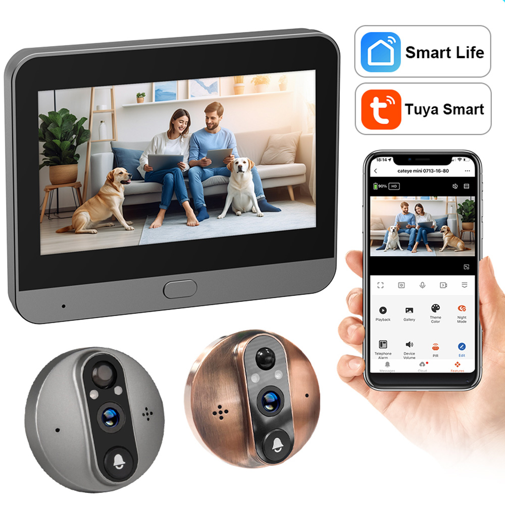 3MP Smart Life Tuya 1080P WiFi – Peephole Camera Viewer Bewertung und Preis