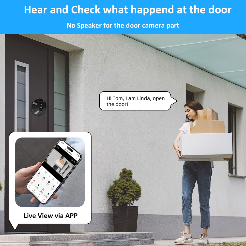 Tuya Smart Life APP 3MP 140° W – Peephole Camera Viewer Bewertung und Preis