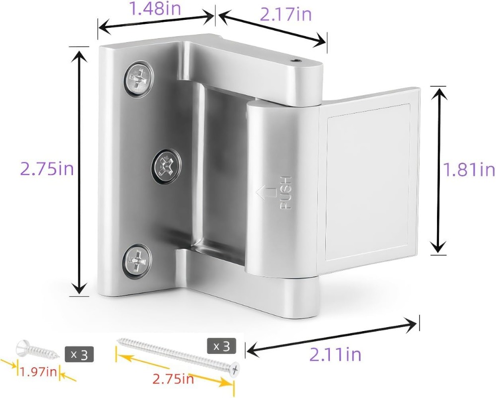 Door Lock Reinforcer Privacy D – Home Security Locks For Doors Bewertung und Preis