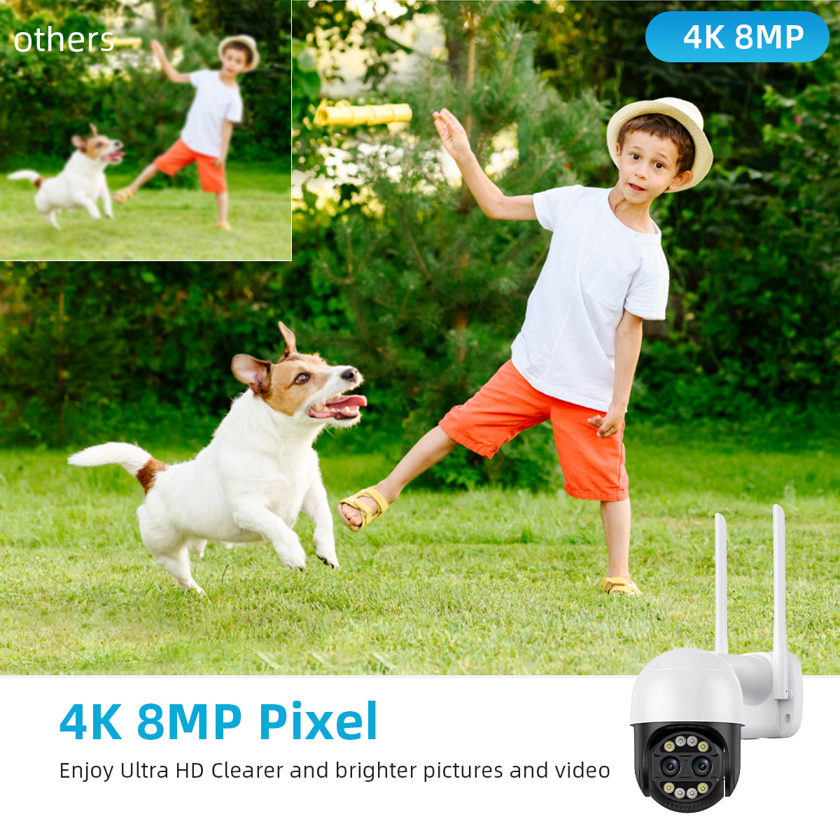 8X Digital Zoom 8MP PTZ WiFi C – Home Security Kamera Bewertung und Preis