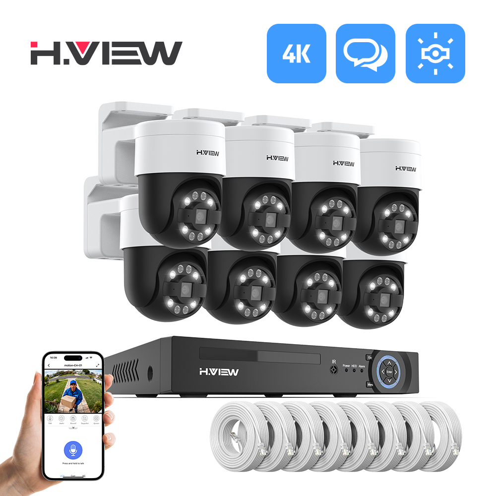 H.view 8Ch 4K 5MP 8MP Cctv Sec – Home Security Network Bewertung und Preis