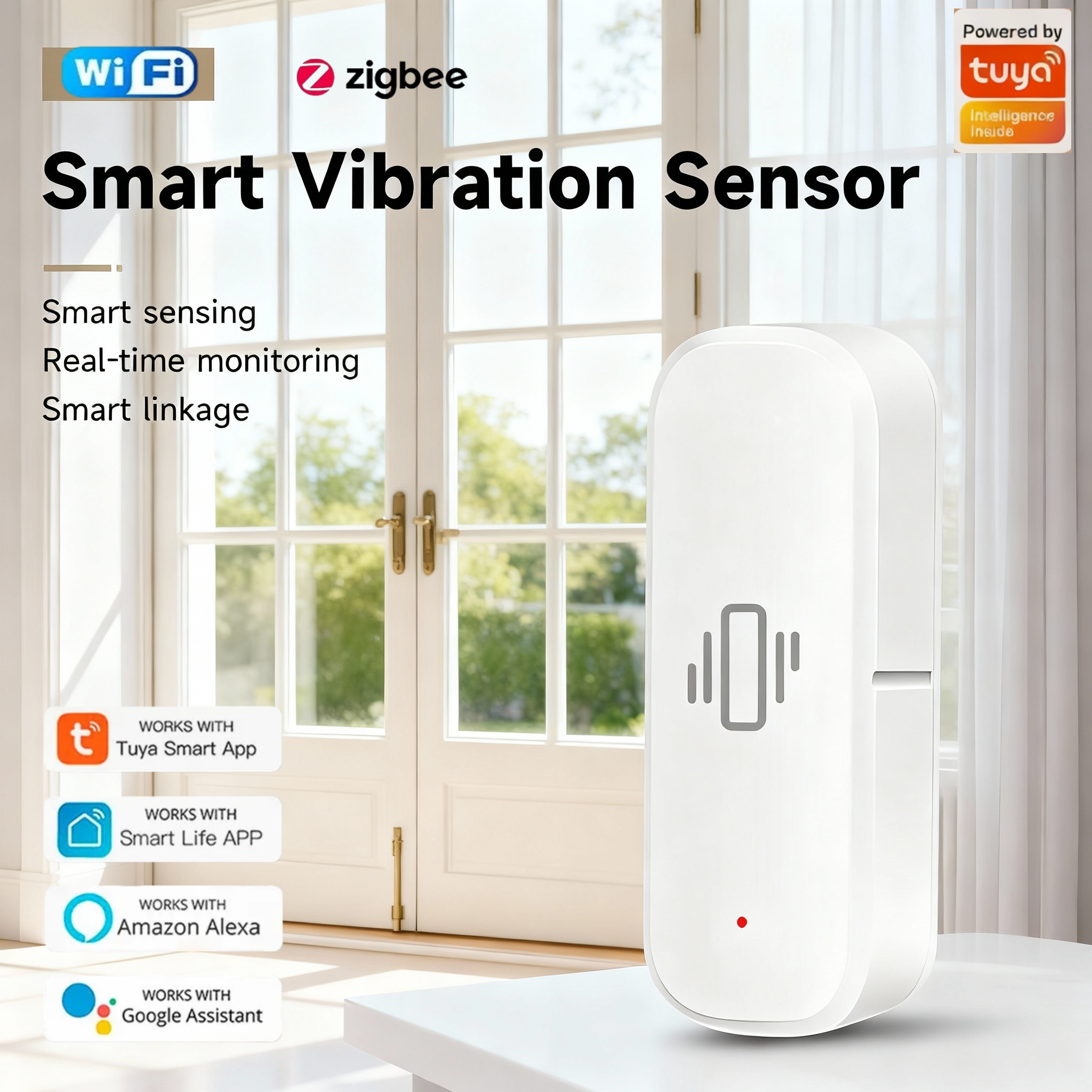 WiFi/Zigbee Smart Vibration Se – Home Security Alarm Bewertung und Preis