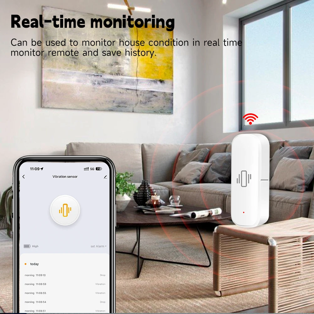 WiFi/Zigbee Smart Vibration Se – Home Security Alarm Bewertung und Preis