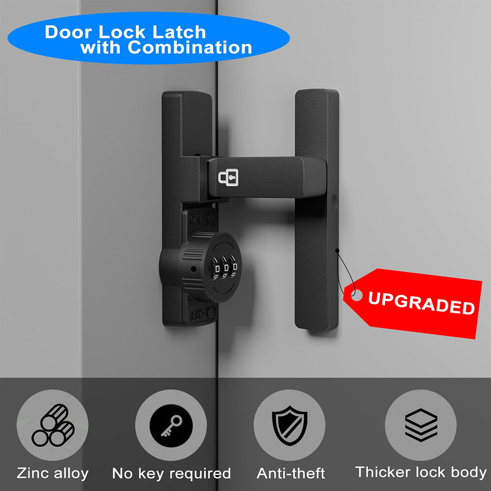 Security Barn Door Lock 3-Digi – Home Security Locks For Doors Bewertung und Preis