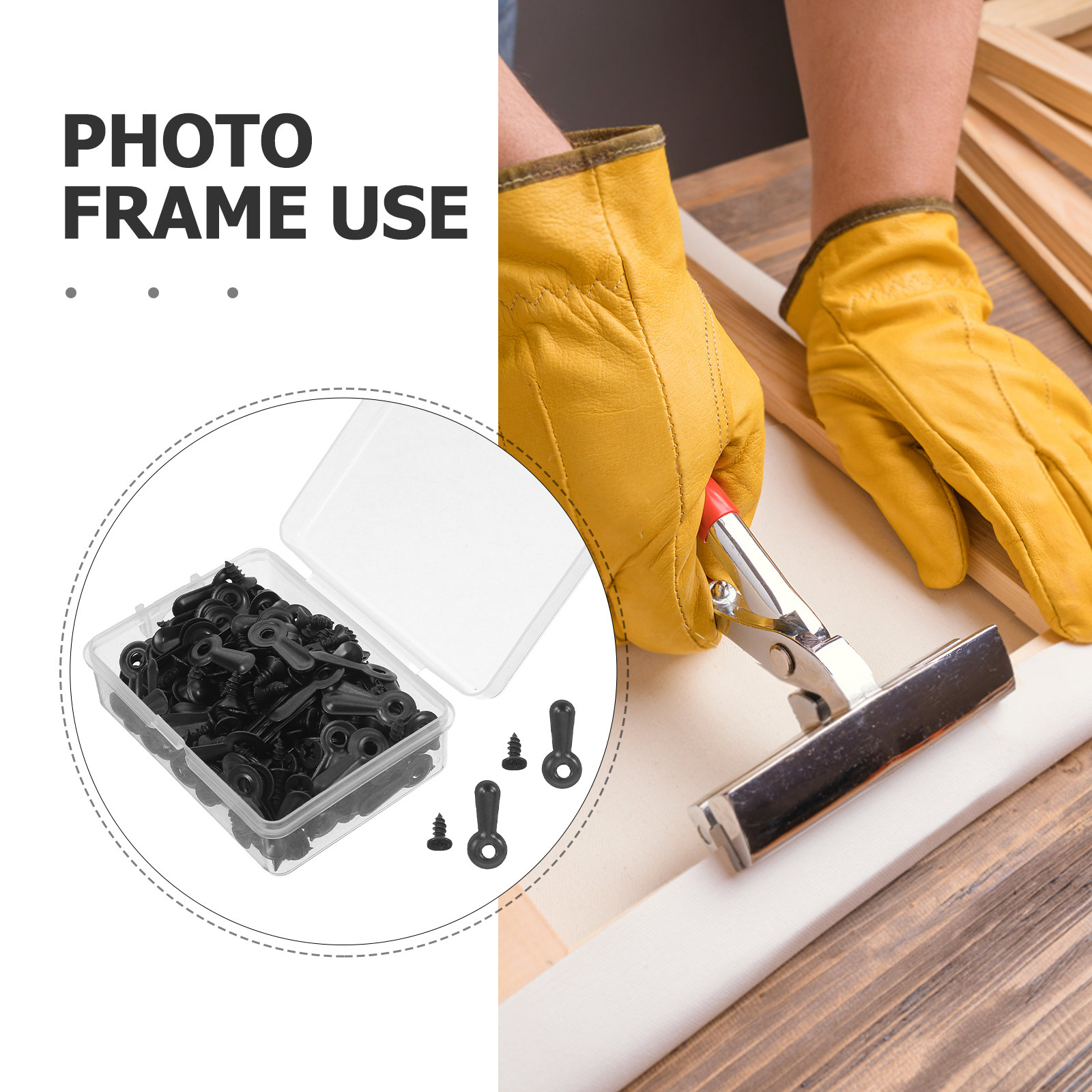 160Pcs Frame Backing Hardware  – Home Security Project Bewertung und Preis