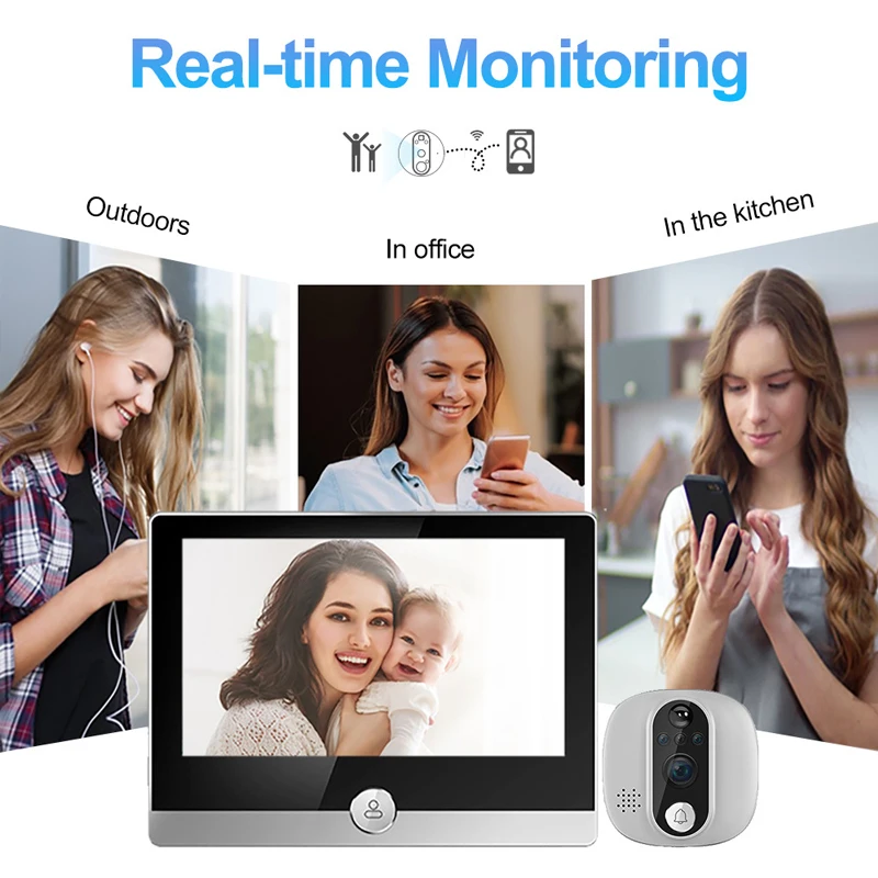 Tuya Video Doorbell 1080P WiFi – Peephole Camera Viewer Bewertung und Preis