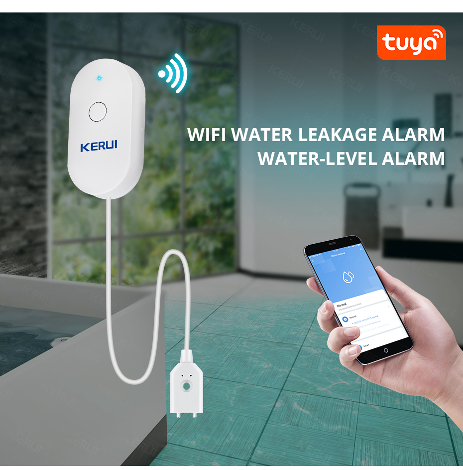 KERUI Smart  WiFi Water Sensor – Home Security Tools Bewertung und Preis