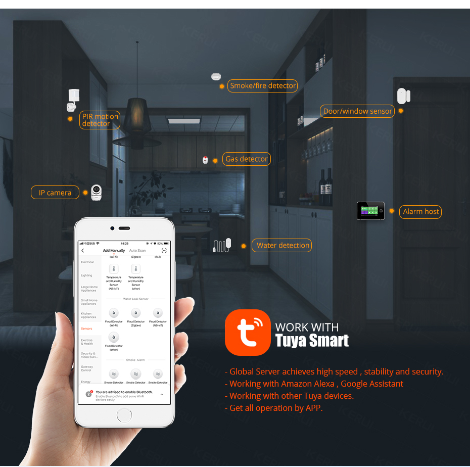 KERUI Smart  WiFi Water Sensor – Home Security Tools Bewertung und Preis