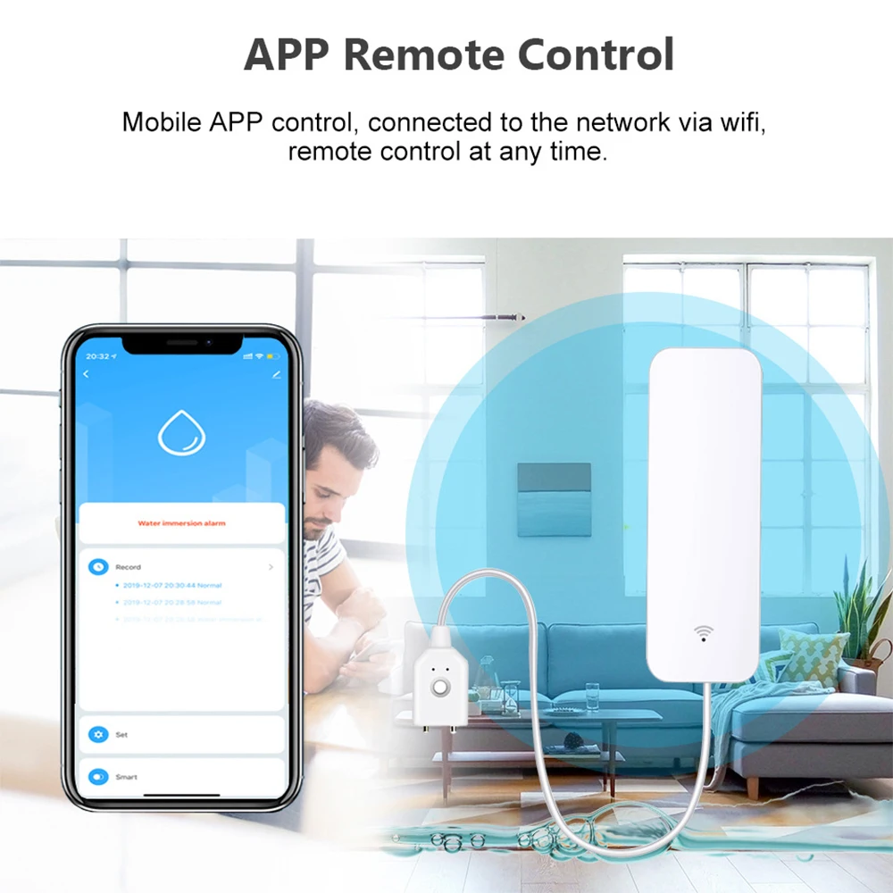 Tuya WiFi Zigbee Water Sensor  – Home Security Tools Bewertung und Preis