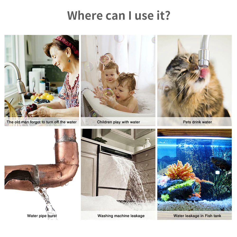 Tuya WiFi Zigbee Water Sensor  – Home Security Tools Bewertung und Preis