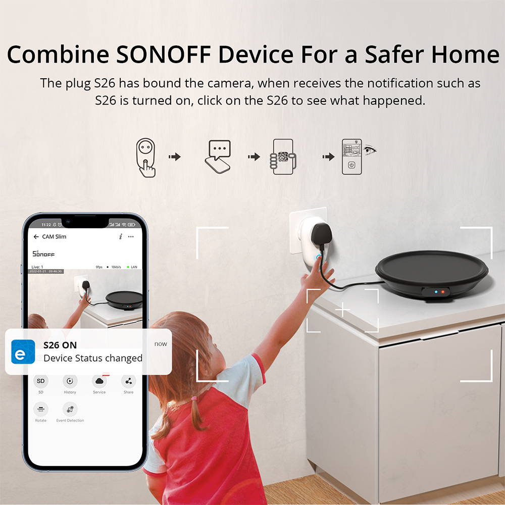 SONOFF 1080P HD Wi-Fi IOT Came – Home Security Kamera Bewertung und Preis