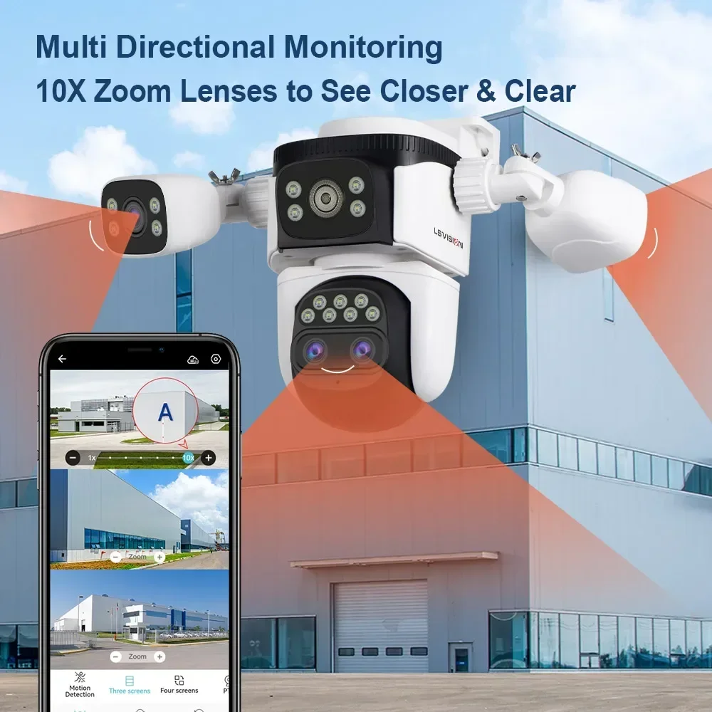 LS VISION  Three Screens WiFi  – Home Security Kamera Bewertung und Preis