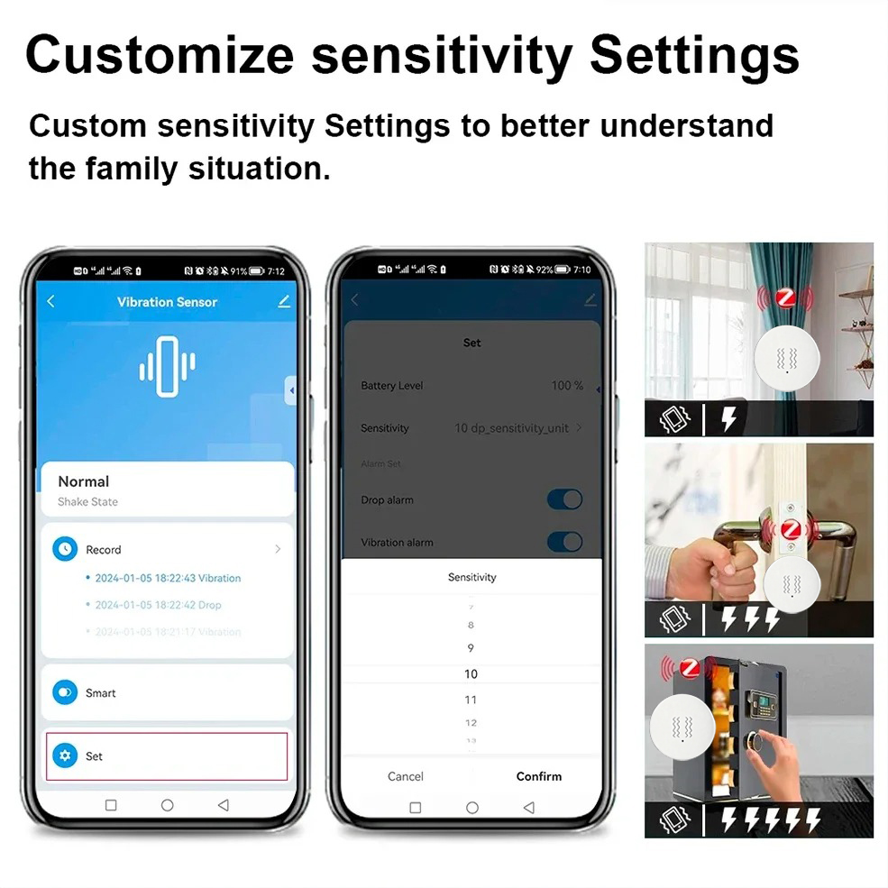 Tuya ZigBee Smart Vibration &  – Home Security Tools Bewertung und Preis