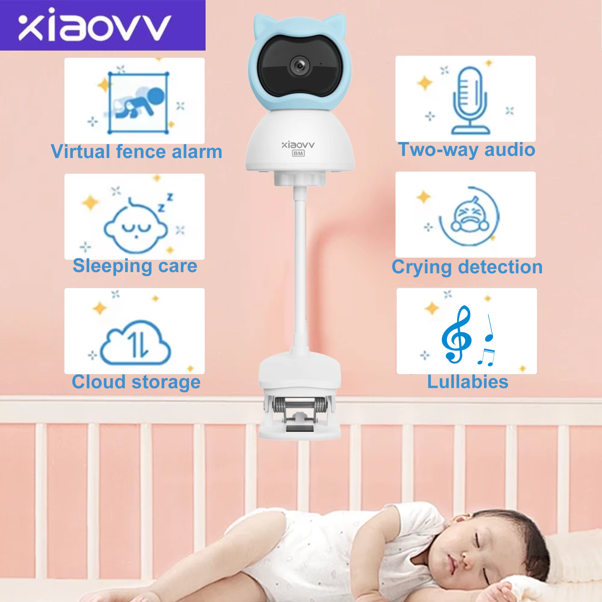 4MP WiFi xiaovv indoor Baby Mo – Home Security Ideas Bewertung und Preis