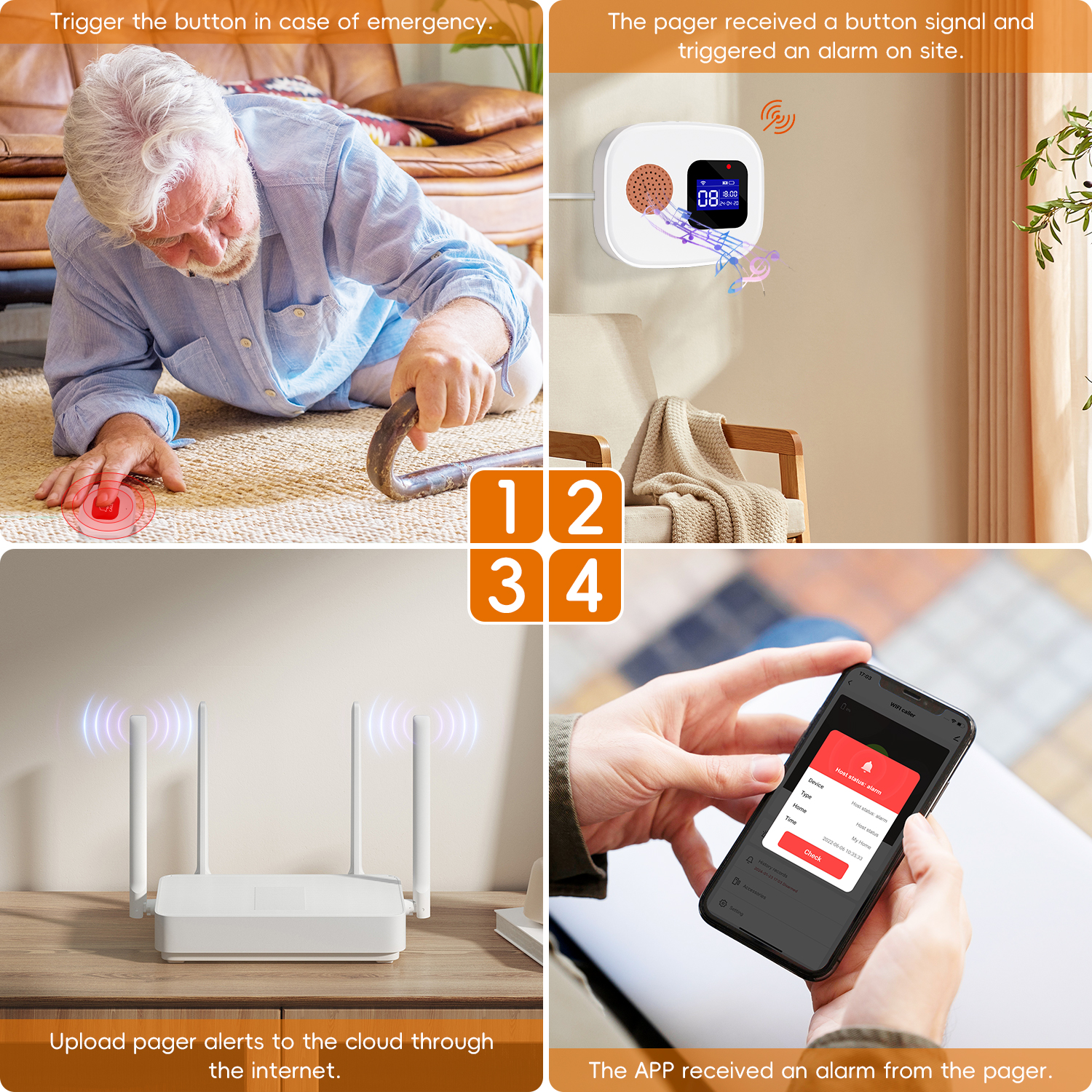 Emergency Call Button for Seni – Home Security Network Bewertung und Preis