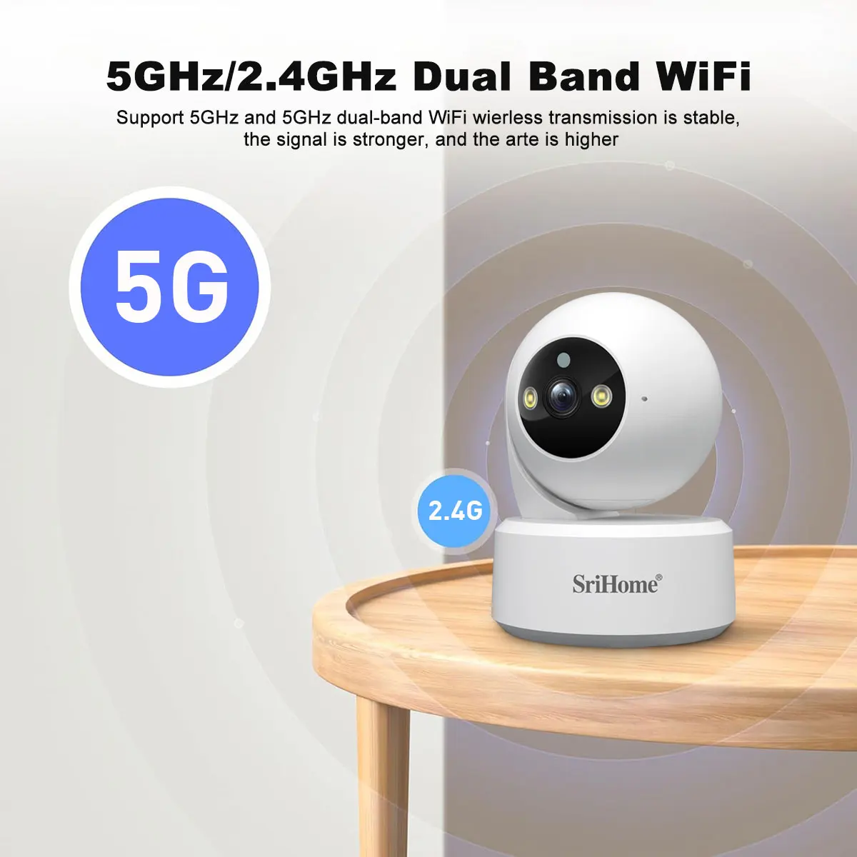 Srihome 5G WiFi Smart IP HD Ca – Home Security Kamera Bewertung und Preis