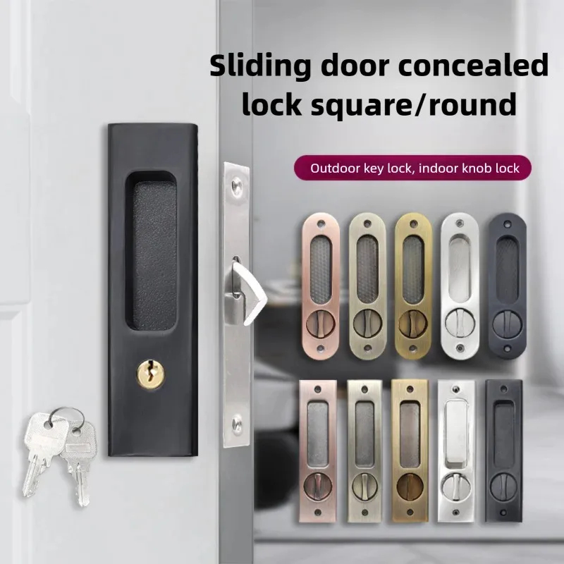 Black Sliding Door Lock with K – Home Security Locks For Doors Bewertung und Preis