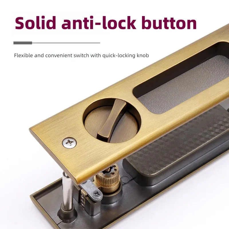 Black Sliding Door Lock with K – Home Security Locks For Doors Bewertung und Preis