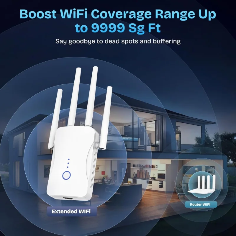 2.4G/5GHz Dual Band WiFi Repea – Home Security Network Bewertung und Preis