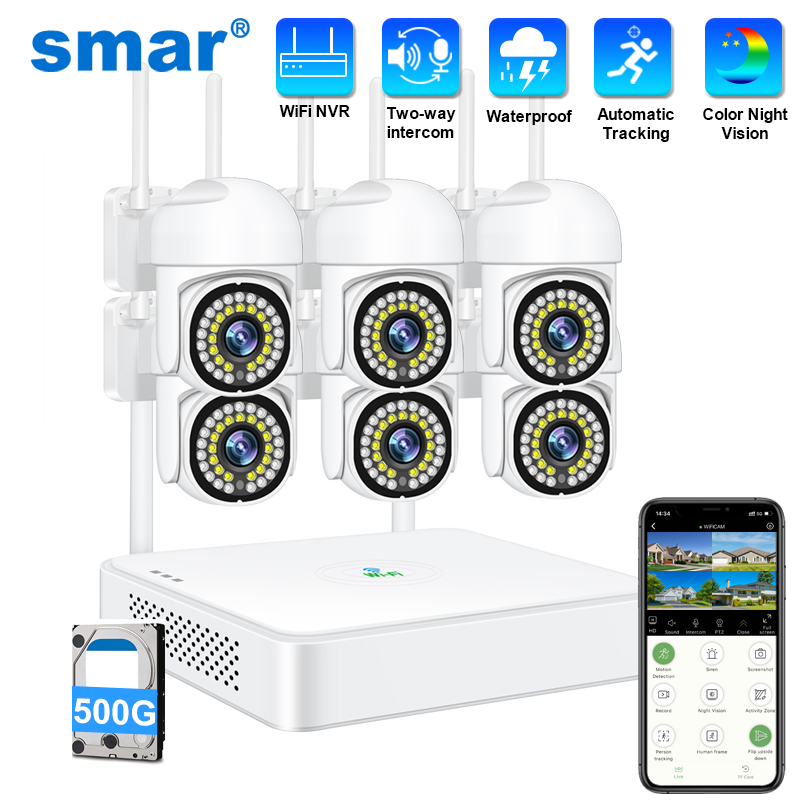 Smar 3MP Wireless CCTV Securit – Home Security Network Bewertung und Preis