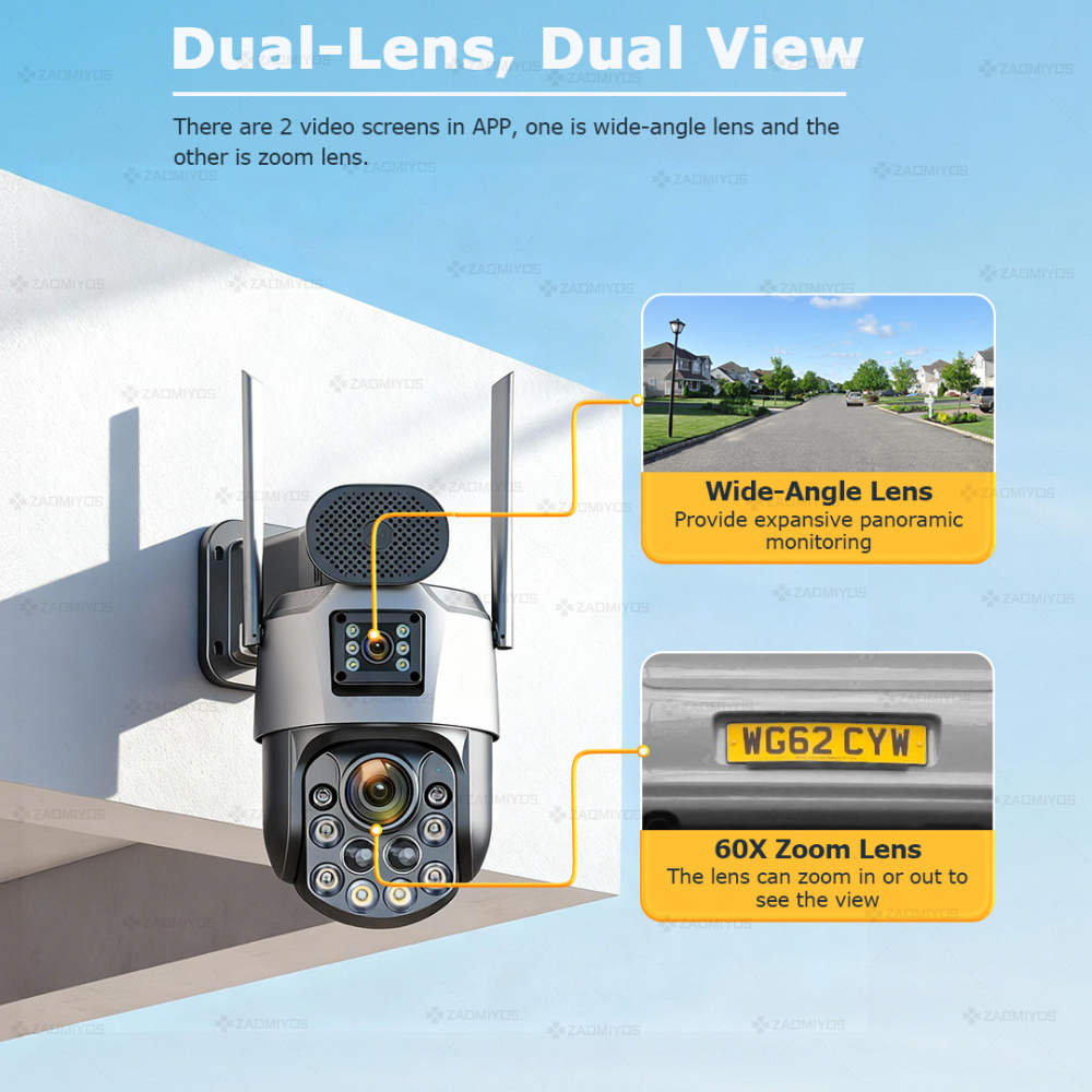 Dual Lens Home Outdoor Surveil – Home Security Ideas Bewertung und Preis